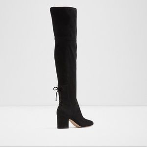 Aldo adessi midnight black over the knee boots